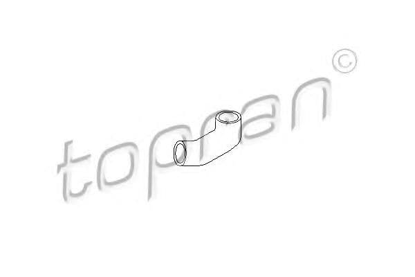 205 720 Topran Патрубок радиатора системы охлаждения двигателя