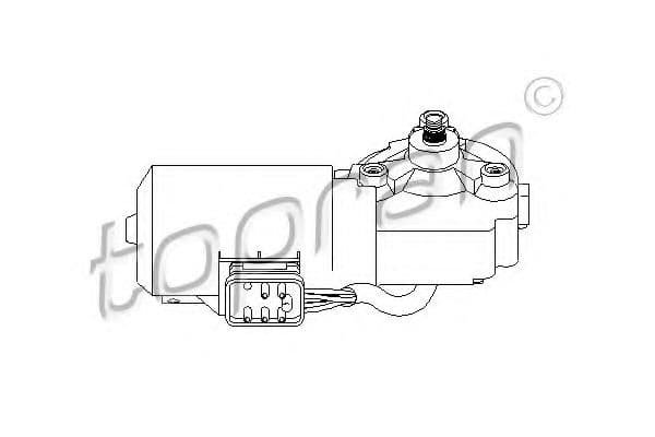 401 532 Topran Двигатель стеклоочистителя для Mercedes 190