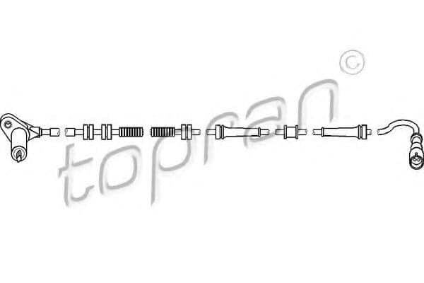 722 662 Topran Датчик ABS