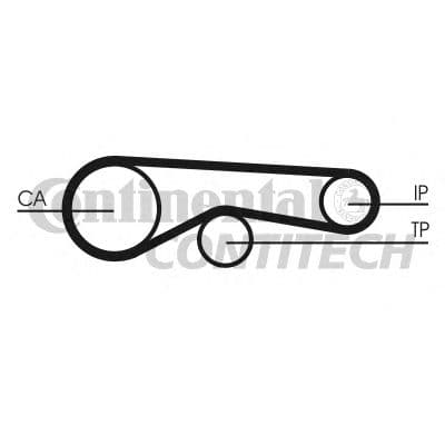 CT1118K1 Contitech Комплект ремня ГРМ