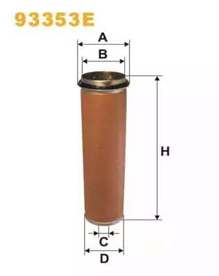 93353E WIX Filters Фільтр додаткового повітря