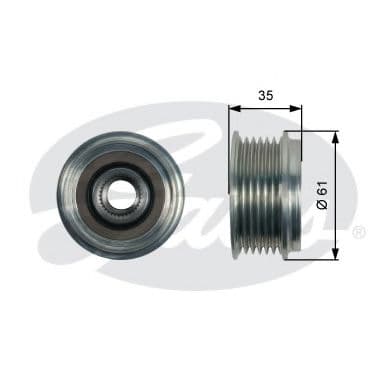 OAP7166 Gates Муфта генератора