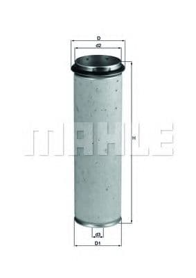 LXS 42/1 Mahle Фільтр додаткового повітря
