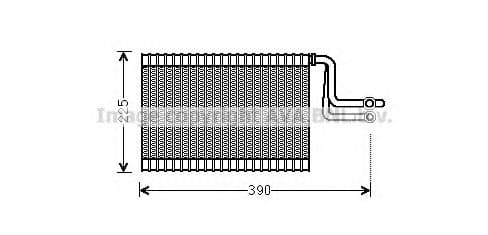 BWV365 Prasco Испаритель кондиционера