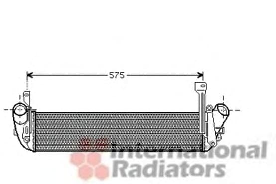 43004346 Van Wezel Интеркулер для Renault Kangoo
