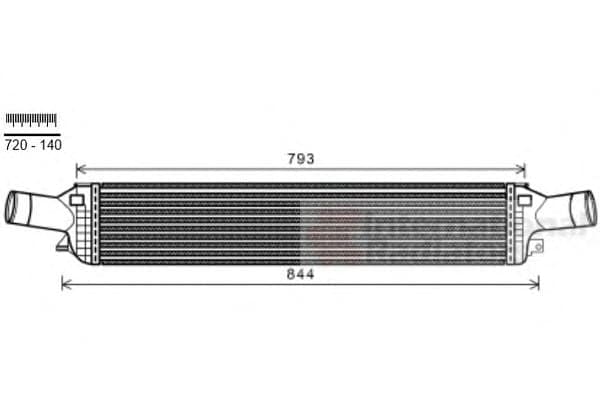 03004319 Van Wezel Интеркулер
