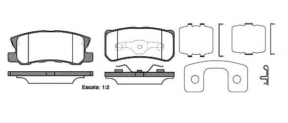 P9033.22 Woking Тормозные колодки