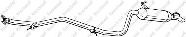 291-013 Bosal Глушник вихлопних газів кінцевий для Toyota Avensis