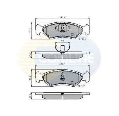CBP0502 Comline Тормозные колодки