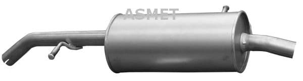 09.071 Asmet Глушник вихлопних газів кінцевий