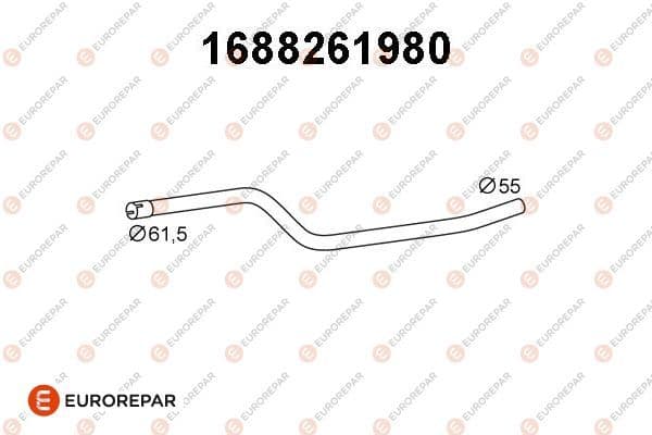 1688261980 Eurorepar Приемная труба