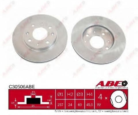 C30506ABE ABE Гальмівний диск