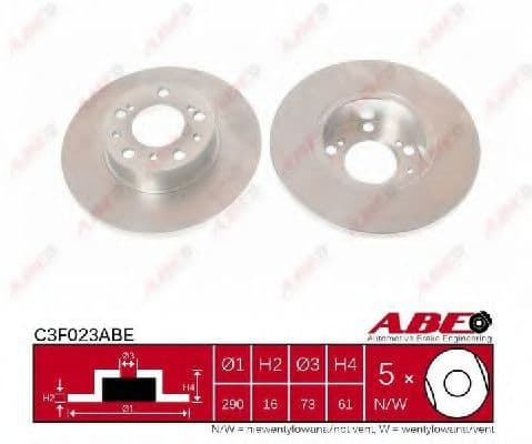 C3F023ABE ABE Тормозной диск