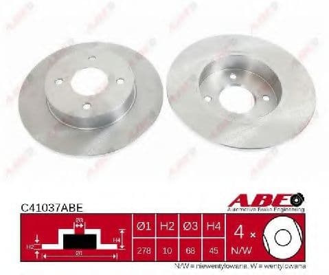 C41037ABE ABE Тормозной диск