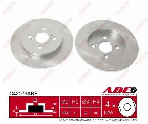 C42079ABE ABE Тормозной диск
