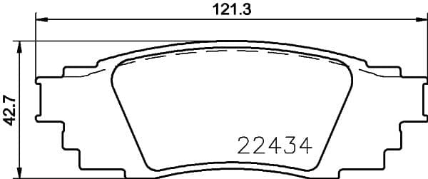 8db355025121 Hella Pagid Гальмівні колодки