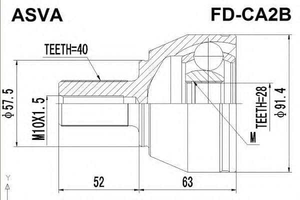 FD-CA2B Asva Граната