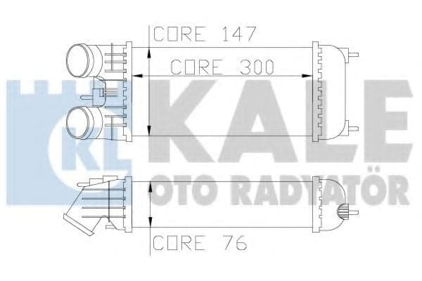 344600 Kale Oto Radyatör Інтеркулер