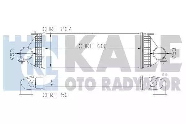 342365 Kale Oto Radyatör Интеркулер для Suzuki Grand Vitara