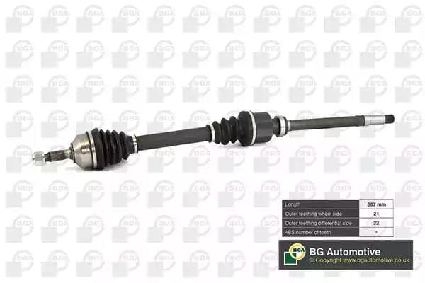 ds6714r BGA Полуось для Peugeot 206
