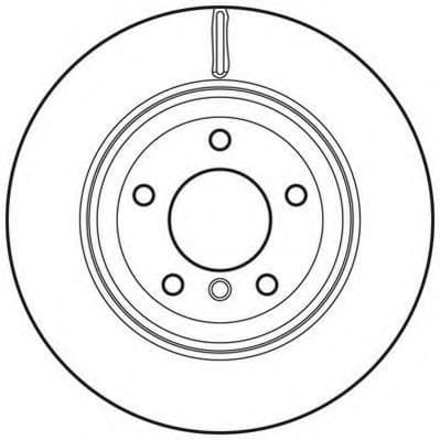 562701JC Jurid Тормозной диск для BMW 5 Series