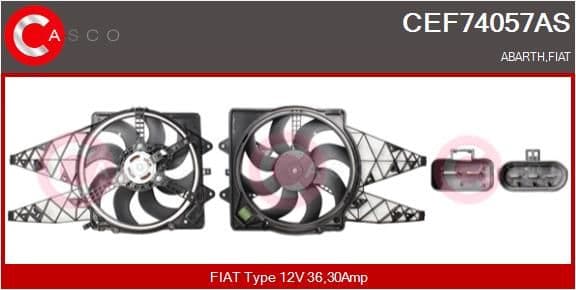 cef74057as Casco Электродвигатель вентилятора