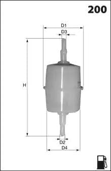 dp1110130002 Dr!ve+ Топливный фильтр
