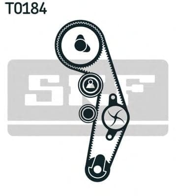VKMA 01943 SKF Комплект ременя ГРМ