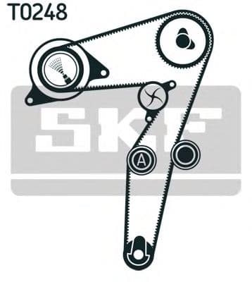 VKMA 02193 SKF Комплект ременя ГРМ