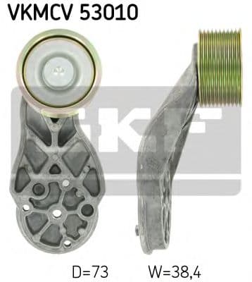 VKMCV 53010 SKF Обвідний ролик поліклинового ременя