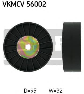VKMCV 56002 SKF Обвідний ролик поліклинового ременя