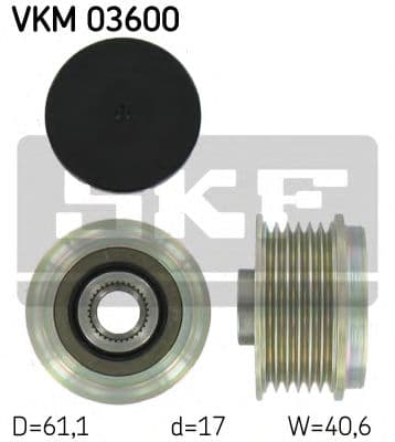 VKM 03600 SKF Муфта генератора