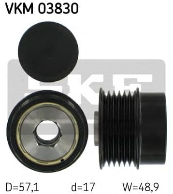 VKM 03830 SKF Муфта генератора