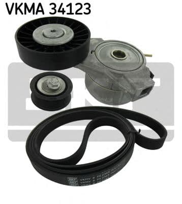 VKMA 34123 SKF Комплект поліклинового ременя
