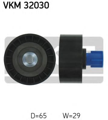 VKM 32030 SKF Обводной ролик поликлинового ремня