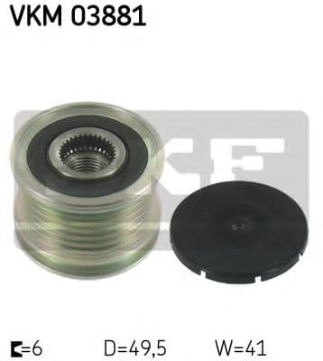 VKM 03881 SKF Муфта генератора
