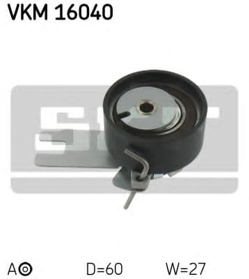 VKM 16040 SKF Натяжной ролик ремня ГРМ