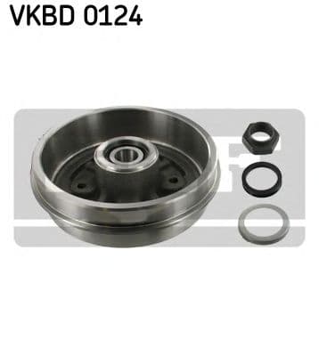 VKBD 0124 SKF Гальмівний барабан