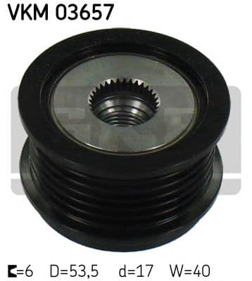 VKM 03657 SKF Муфта генератора