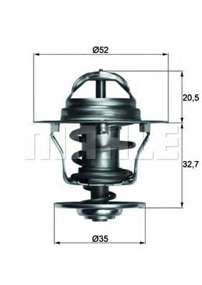 TX 12 88D Behr Hella Термостат