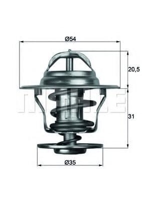 TX 13 87D Behr Hella Термостат