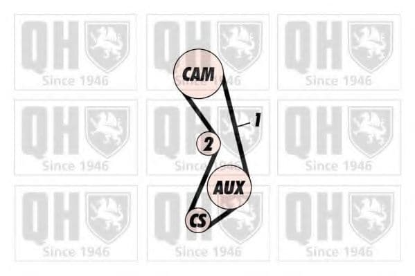 QTB127 Quinton Hazell Ремень ГРМ