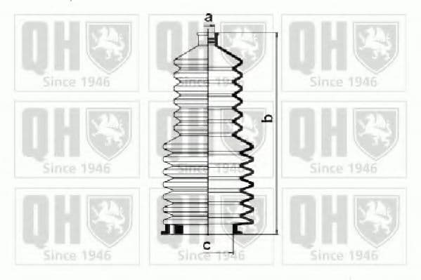 QG1094 Quinton Hazell Пыльник рулевой рейки