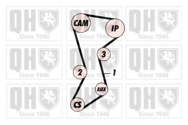 QTB143 Quinton Hazell Ремінь ГРМ