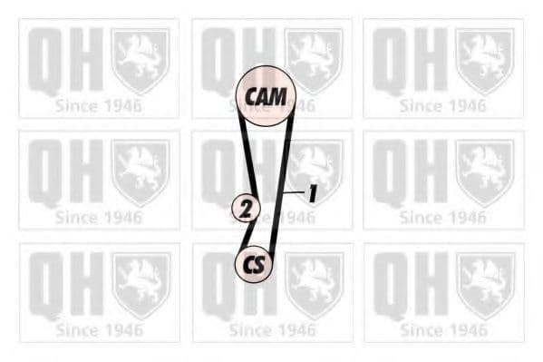 QTB253 Quinton Hazell Ремінь ГРМ