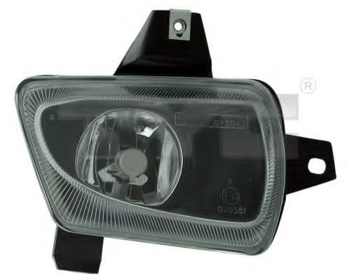 19-5044-05-2 TYC Передня протитуманна фара для Fiat Palio