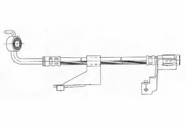 FHY2175 Ferodo Тормозной шланг для Ford Escort