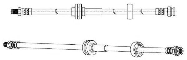 FHY2686 Ferodo Гальмівний шланг