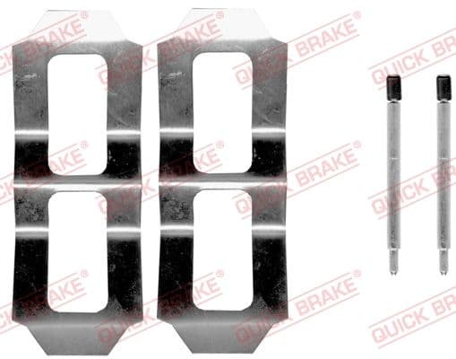 1090987 OJD (Quick Brake) Комплектующие дисковых тормозных колодок