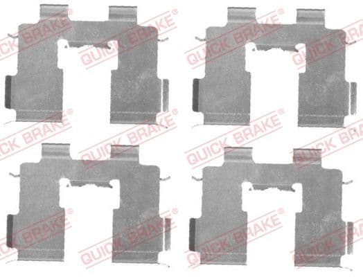 1091717 OJD (Quick Brake) Комплектующие дисковых тормозных колодок для Hyundai Santa Fe